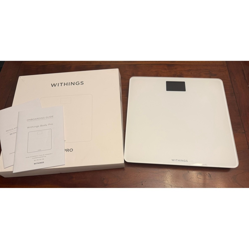 Withings Body Pro Cellular Smart Scale (WBS09) White – Open Box with Manuals